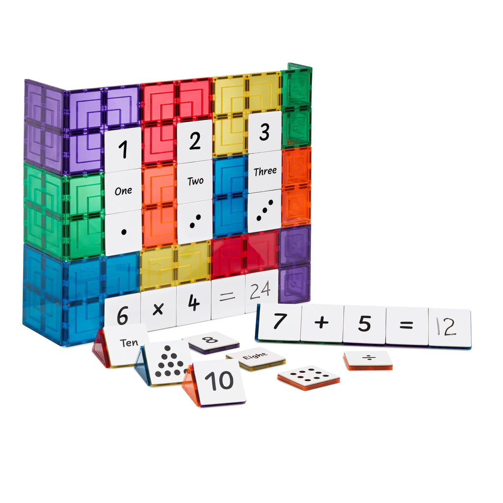 Magnetic Tile Topper - Numeracy Pack - 40 Piece