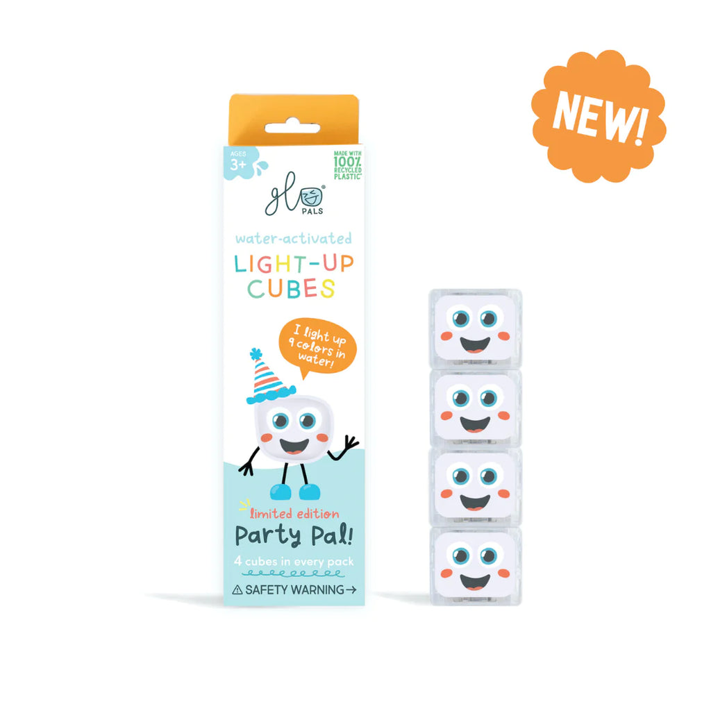 Glo Pal Cubes 4pc Party Pal (Multicoloured) - Limited Edition