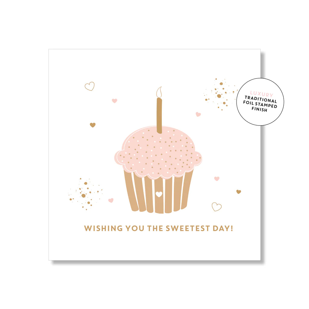 Birthday Cupcake Card - Mini