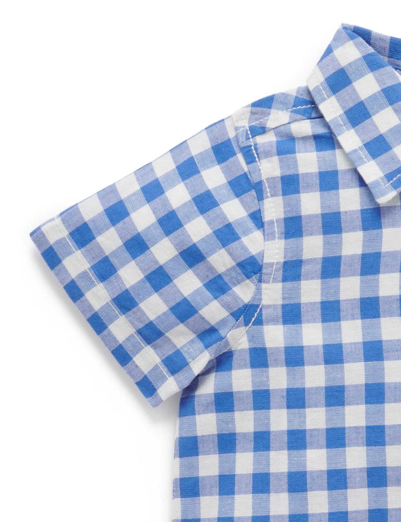 Gingham Linen Shirt - Size 4