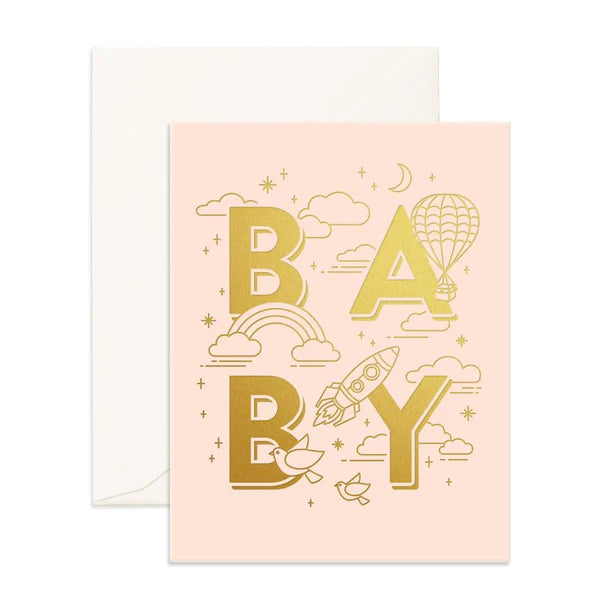 Baby Universe Cream Card