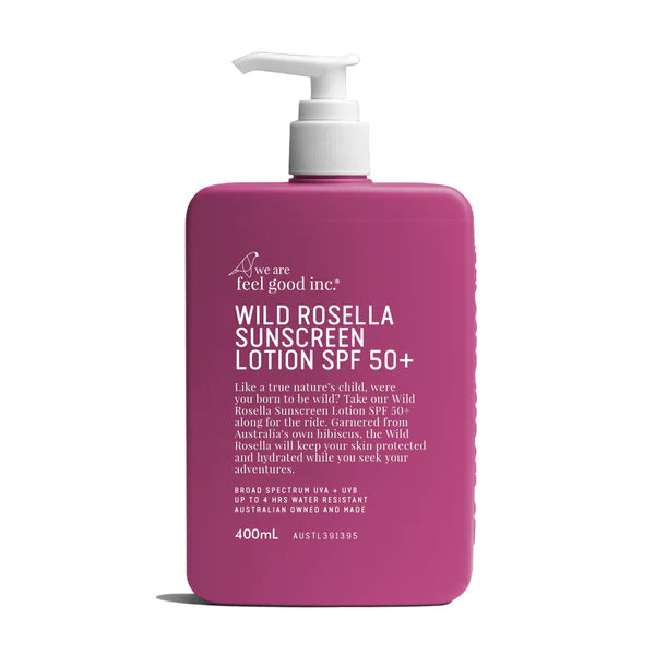 Wild Rosella Sunscreen Lotion SPF 50+ 400ml - NEW