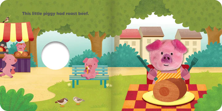 This Little Piggy - Finger Puppet - Board Book