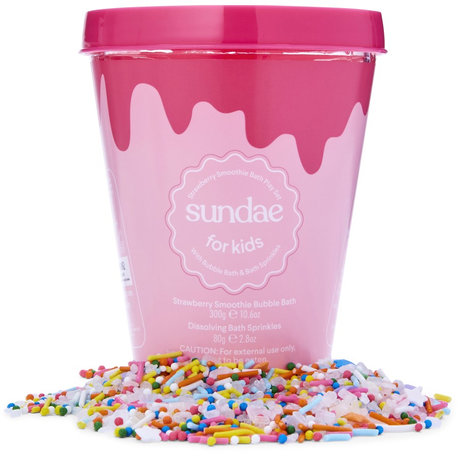 Sundae Kids Strawberry Smoothie Bath Play Set