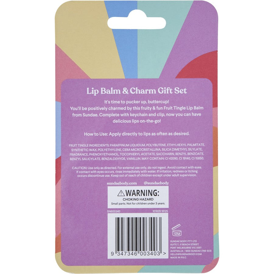 Sundae Kids Lip Balm & Charm Gift Set