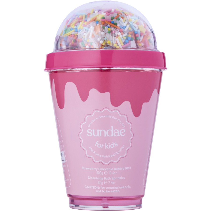Sundae Kids Strawberry Smoothie Bath Play Set