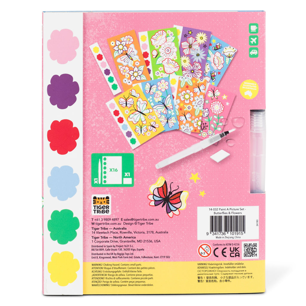 Paint-a-Picture Set - Butterflies & Flowers