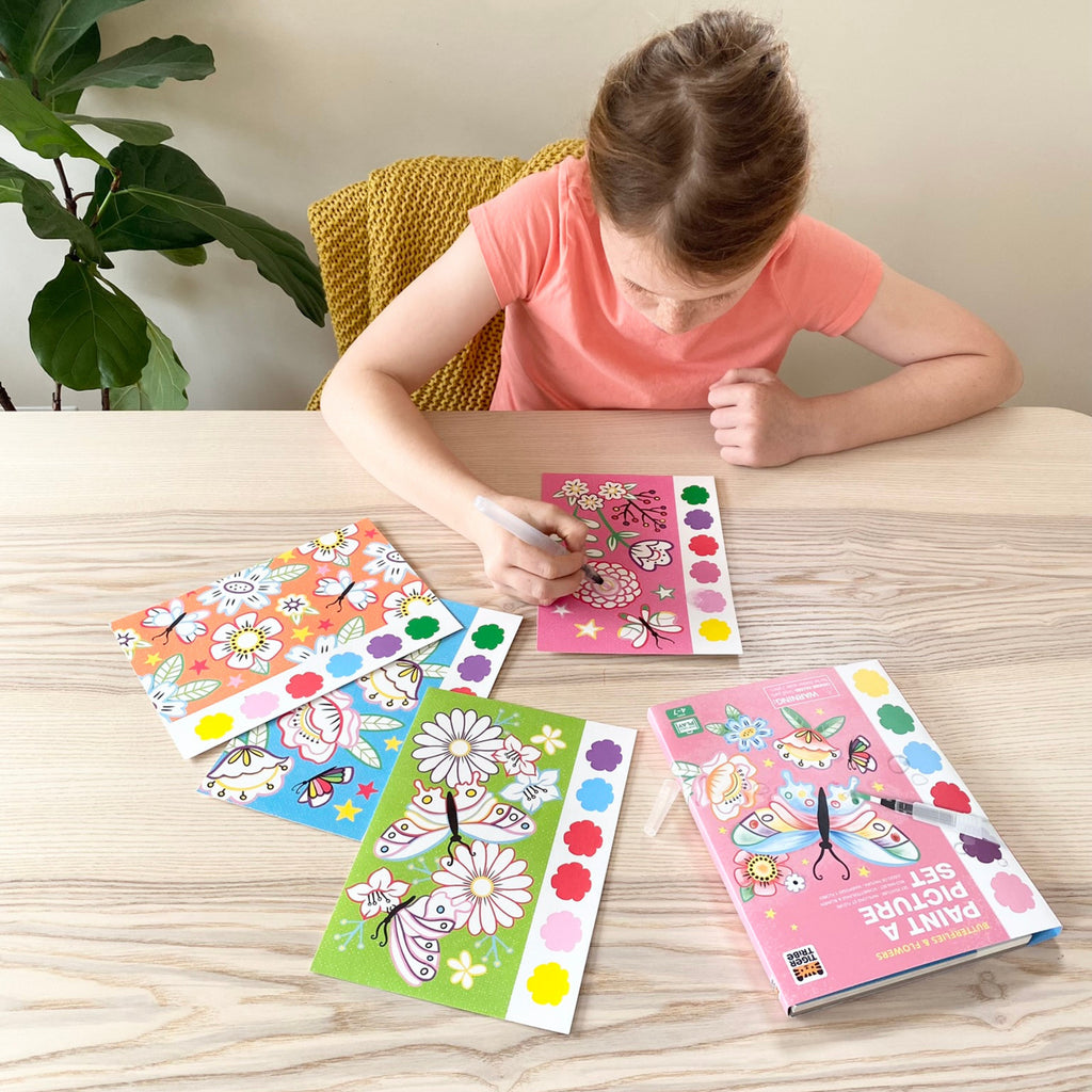 Paint-a-Picture Set - Butterflies & Flowers