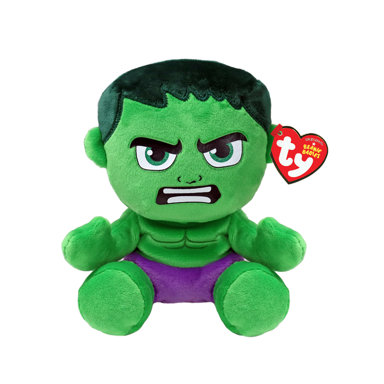 Marvel Hulk Regular Soft Beanie Babies