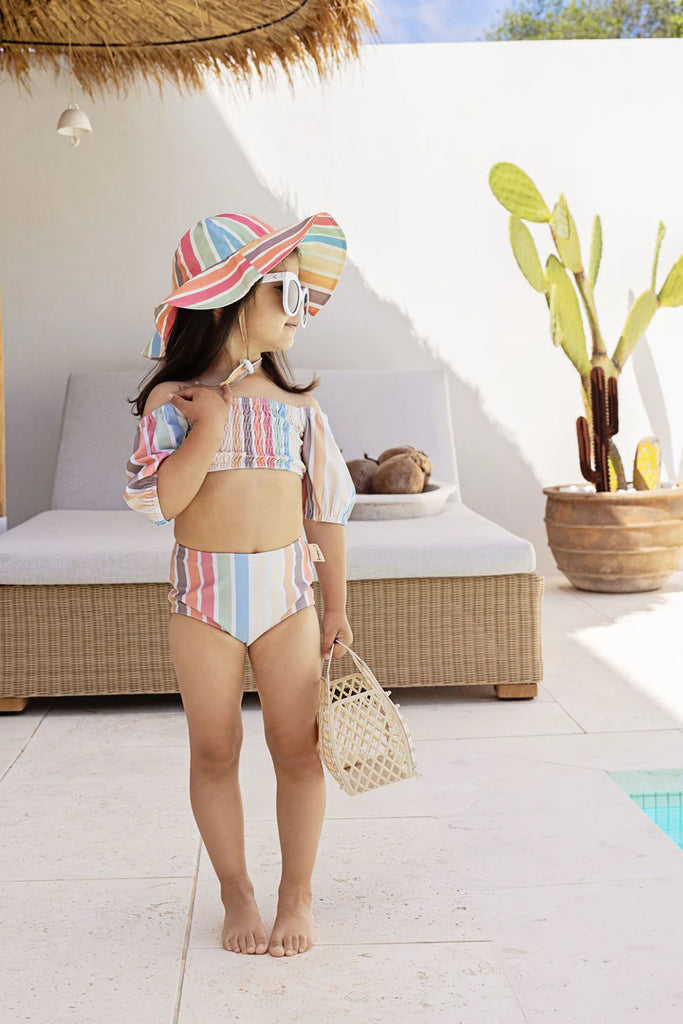 Sun Stripe Bikini Swimsuit - Size 3