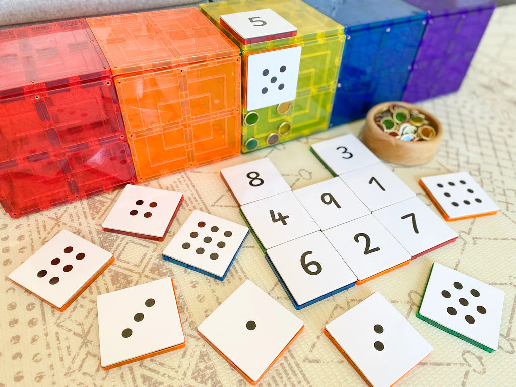 Magnetic Tile Topper - Numeracy Pack - 40 Piece