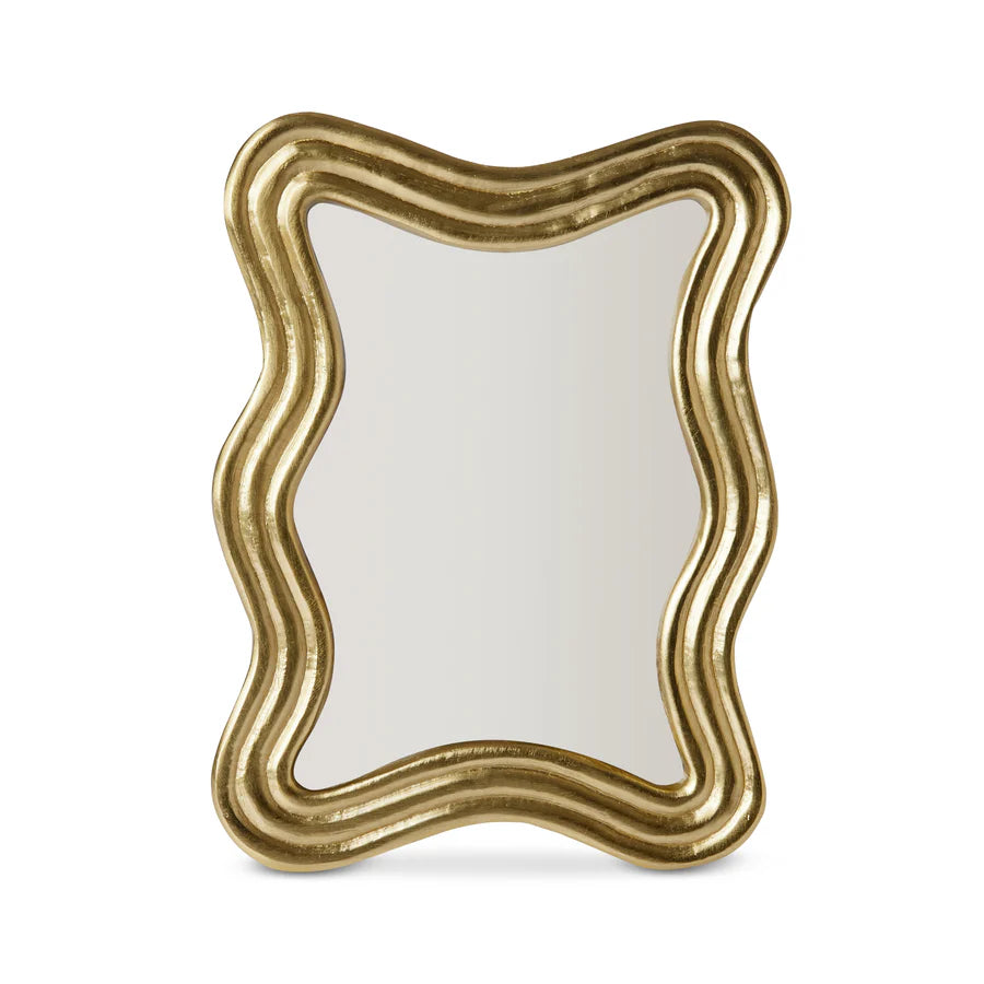 Brass Wavy Photo Frame