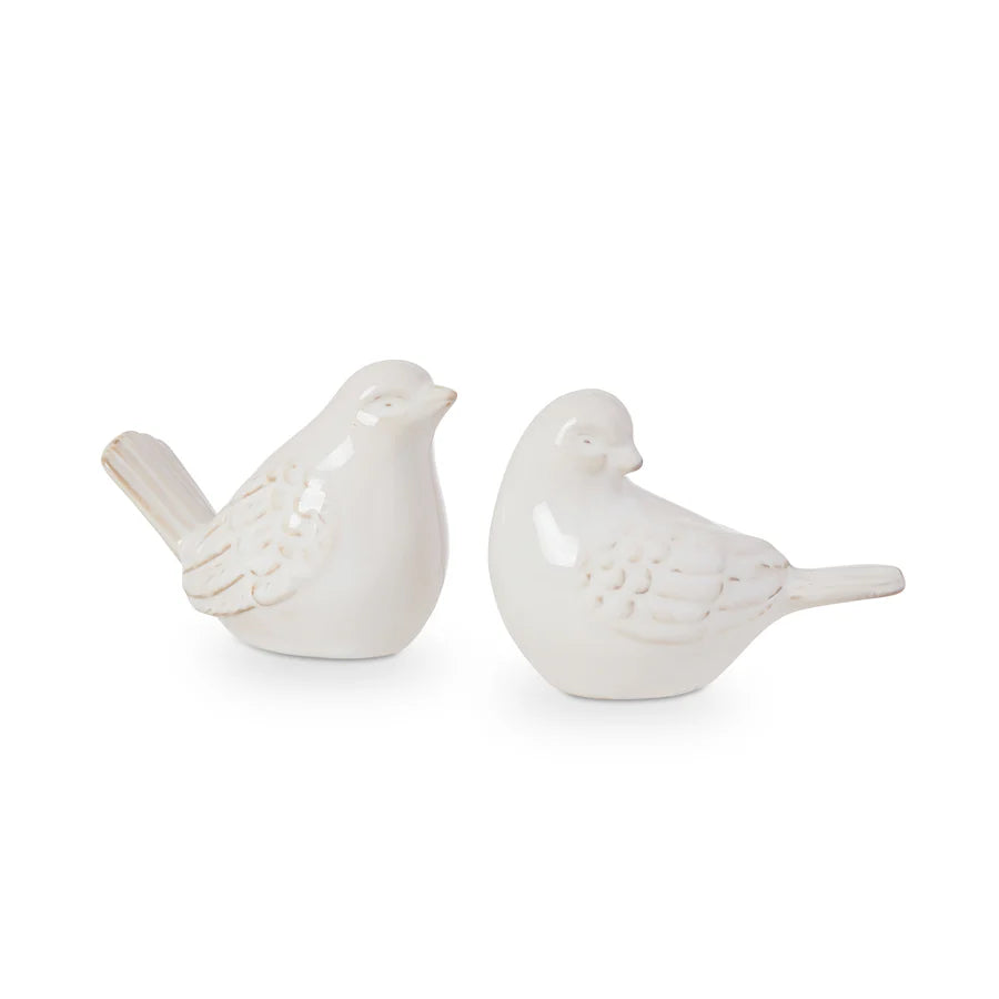 Swallow Ceramic Bird Cream Set of 2