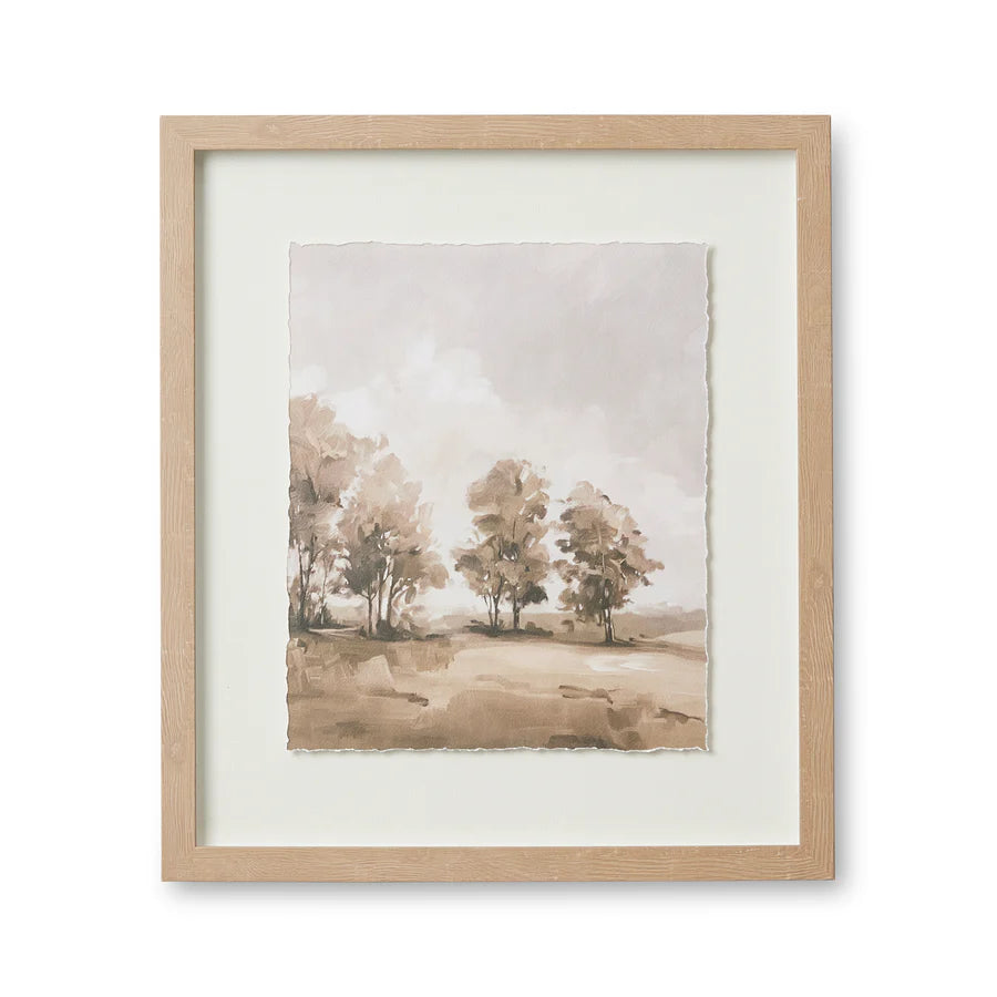 Treescape Sepia Framed Artwork (mini)