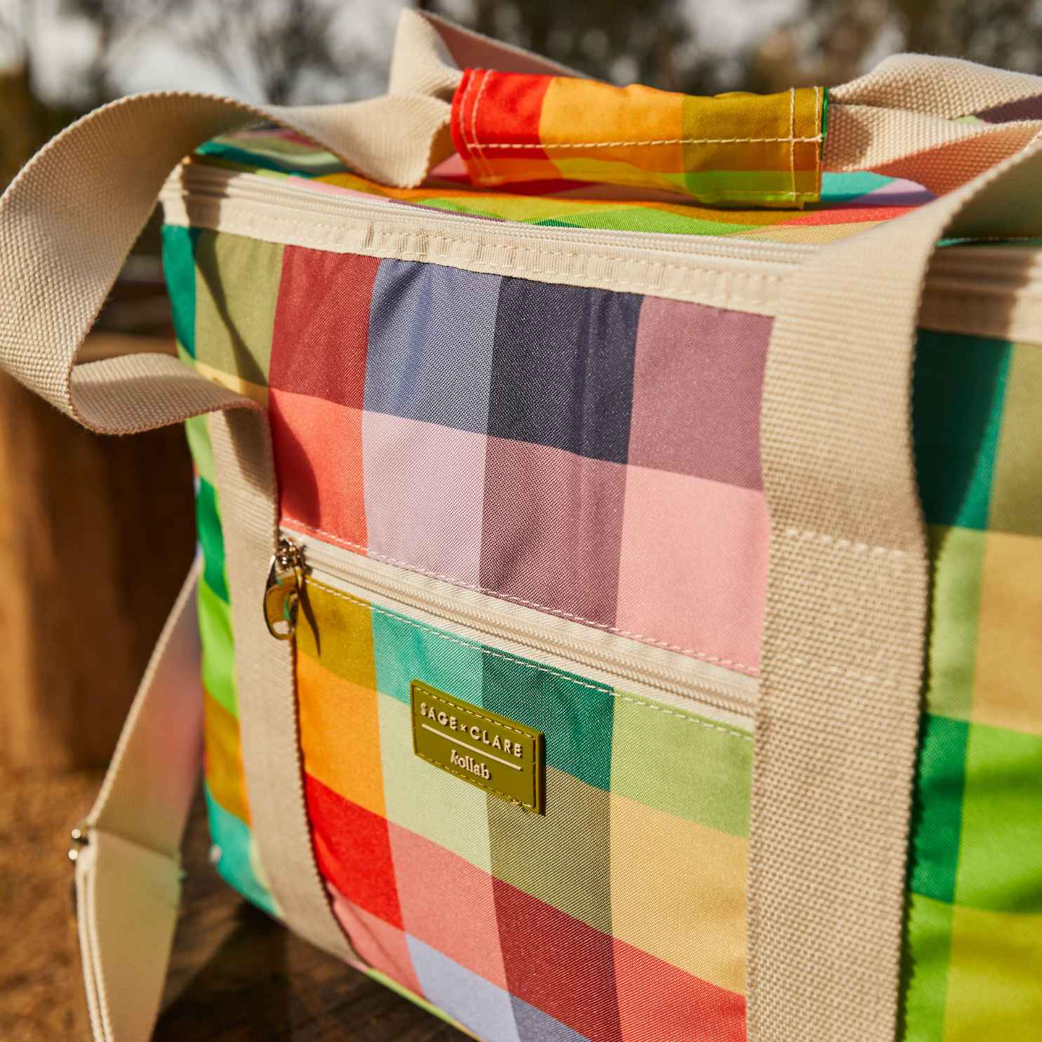 Holiday Tote Bag Sage x Clare & Kollab Wigan - Woodend General