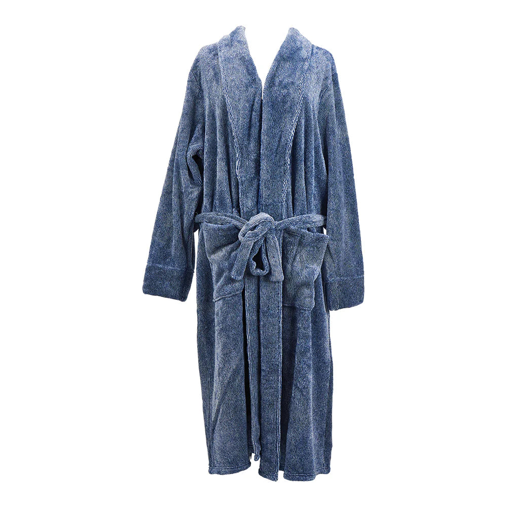 Men's Bath Robe - Navy