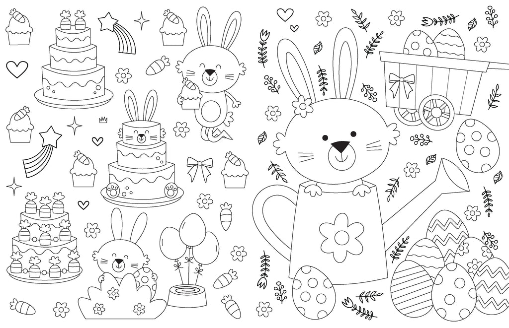 Easter - Colouring Book with 5 Markers