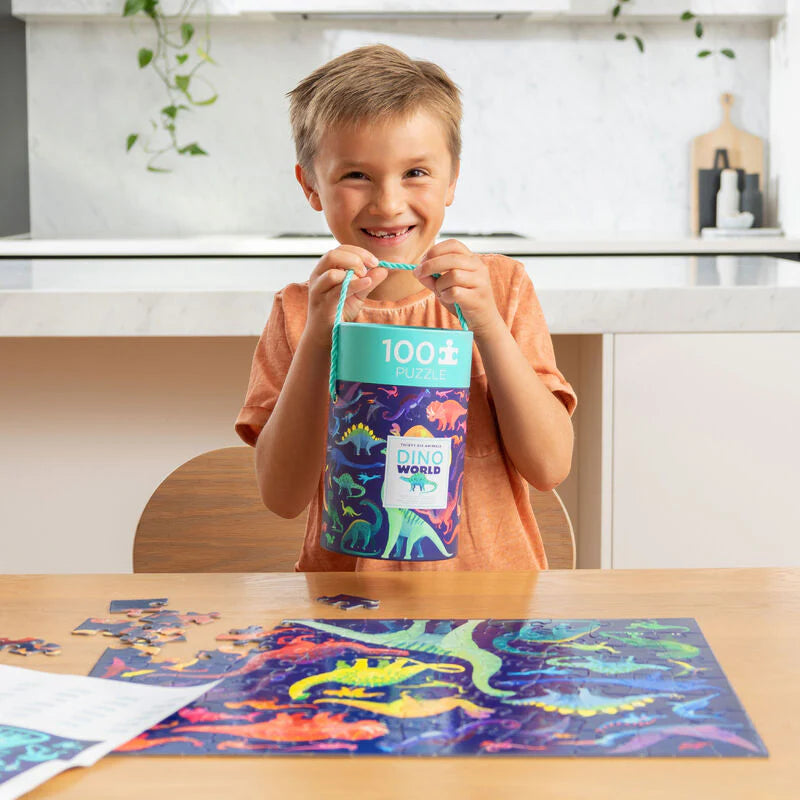 Animal Species Puzzle - 100 pc - Dino World