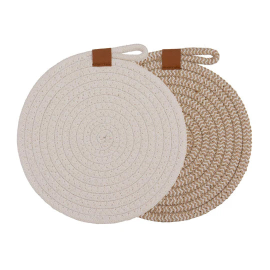 Nash Trivets - Set of 2 - White