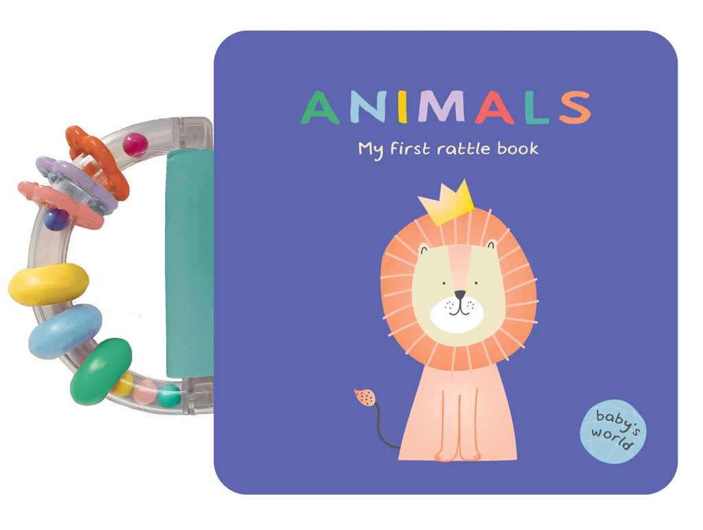 Animals - Rattle Handle Board Book