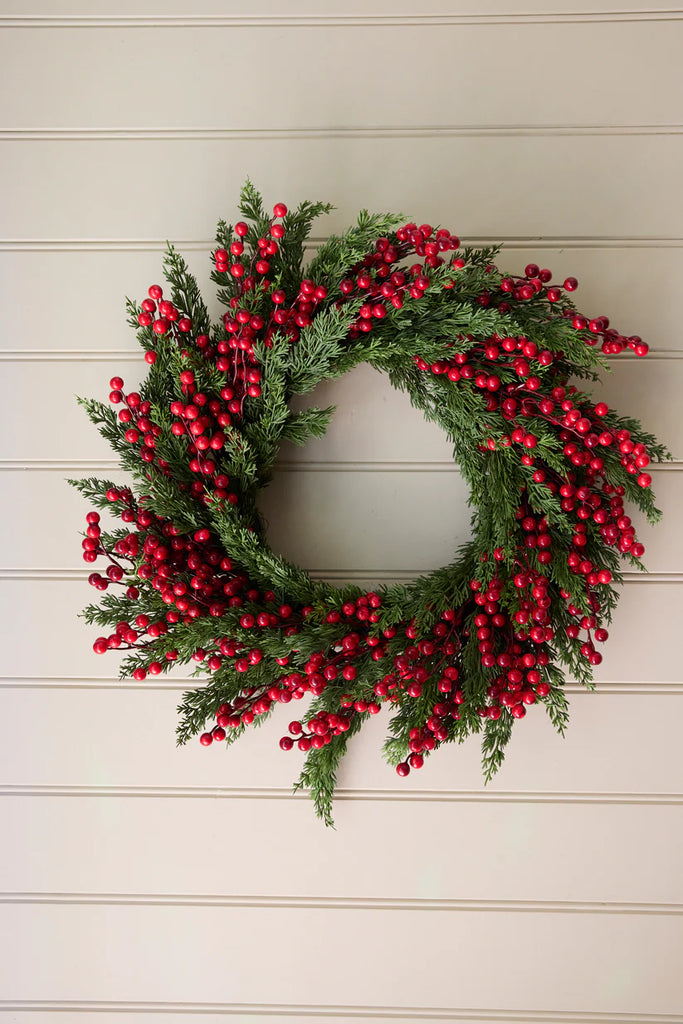 Luxe Juniper & Berry Wreath