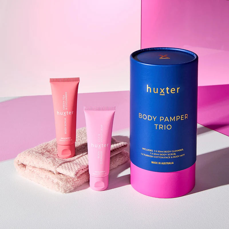 Body Pamper Trio - Cobalt Blue w/ Fushia