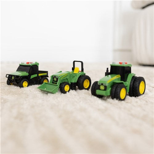 John Deere Lights & Sounds Mini Tractors - Set of 3