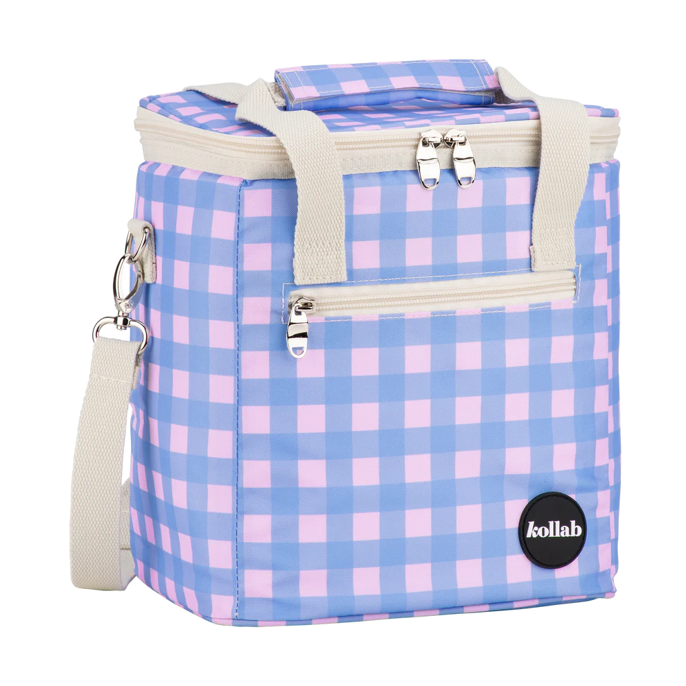 Mini Cooler - Skyberry Gingham - NEW