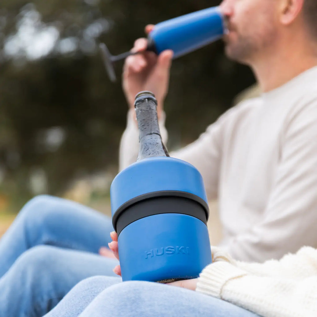 Huski Champagne Cooler - Ocean Blue - LIMITED EDITION