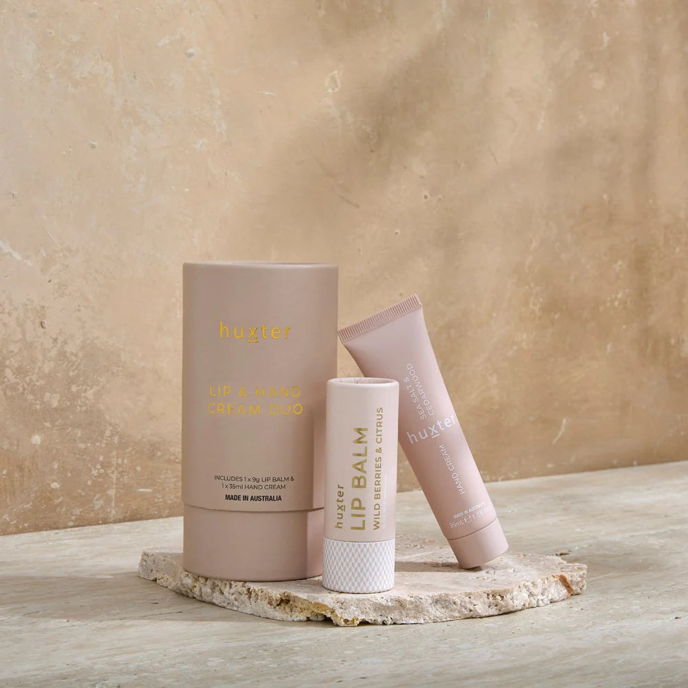 Lip & Hand Cream Duo - Sea Salt & Cedarwood