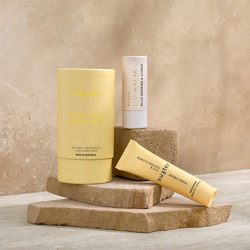 Lip & Hand Cream Duo - Lily & Cotton Flower