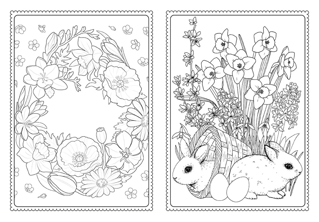 1000 Stickers & Colour - Easter - Colouring Book