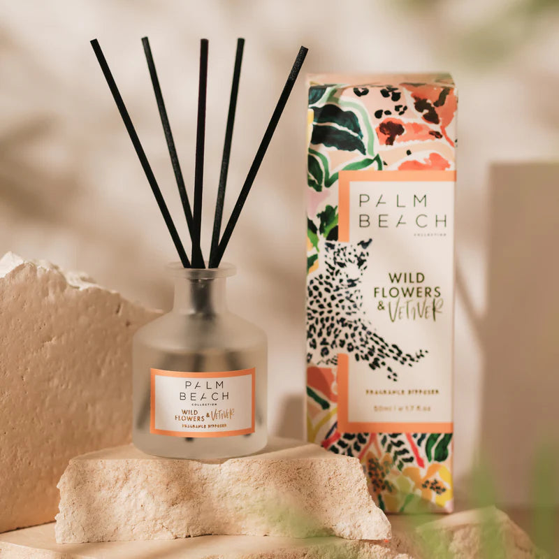 Wild Flowers & Vetiver 50ml Mini Fragrance Diffuser - LIMITED EDITION