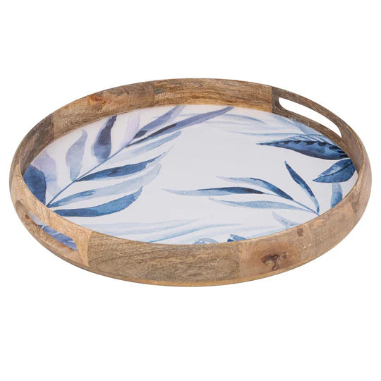 Blue Lagoon Mango Wood Tray