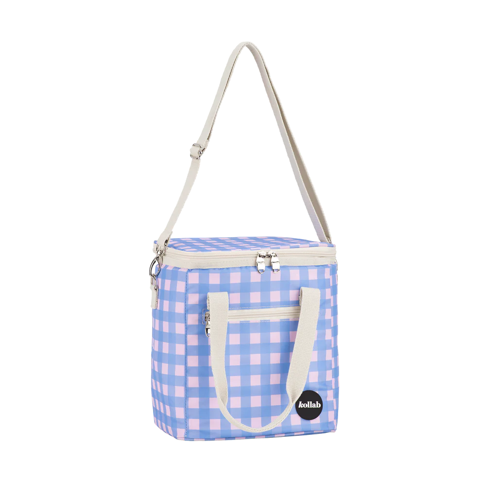 Mini Cooler - Skyberry Gingham - NEW