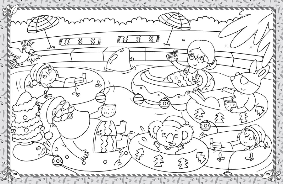 Christmas in Australia - Mega Colouring and Activity Book