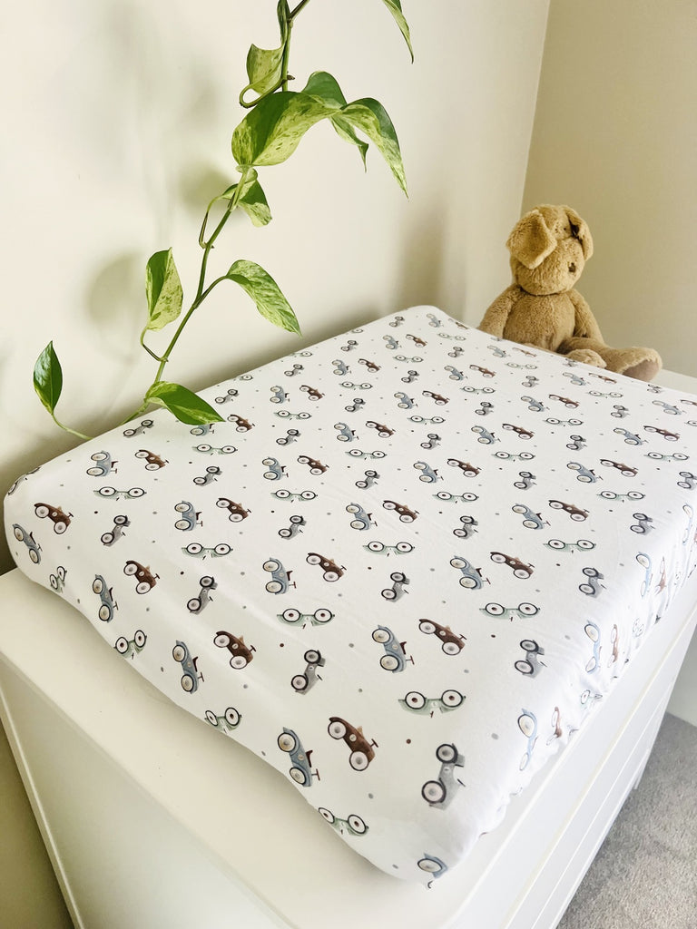 Cars Bassinet Sheet / Change Pad Cover