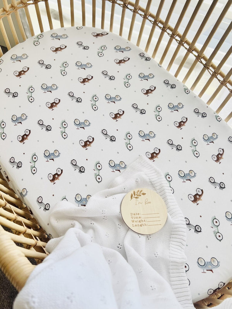 Cars Bassinet Sheet / Change Pad Cover