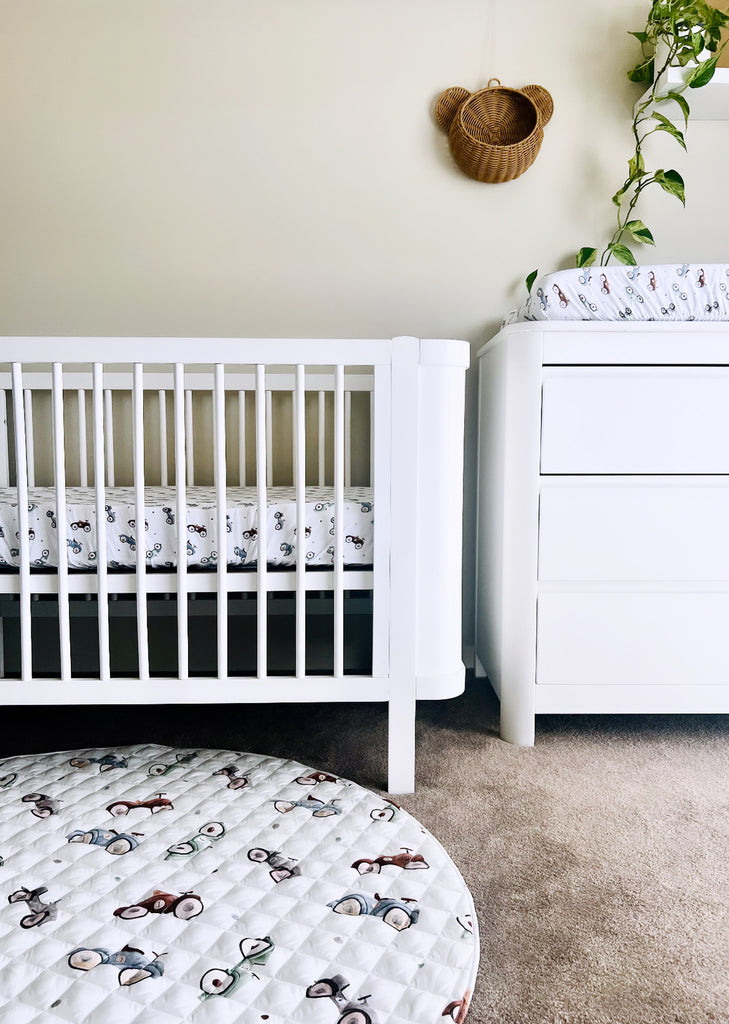 Cars Fitted Cot Sheet