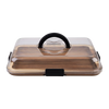 Acacia Wood Rectangular Grazing Platter with Lid