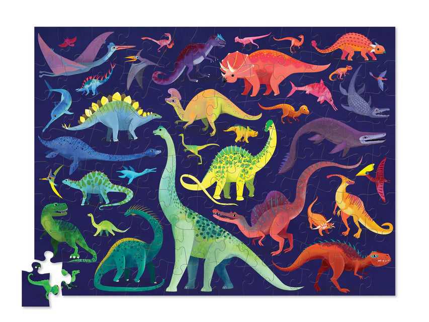 Animal Species Puzzle - 100 pc - Dino World
