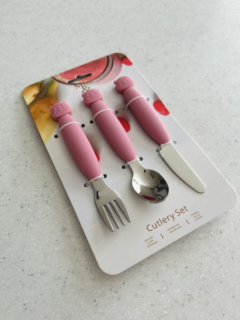 Metal Cutlery Set - Guava