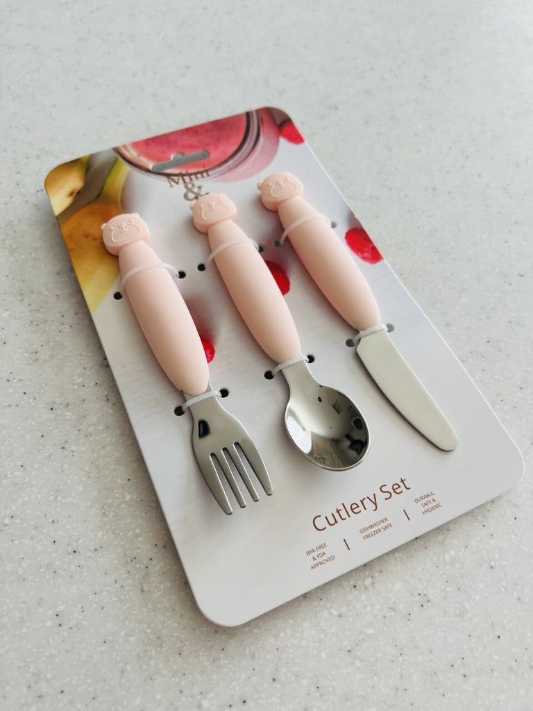 Metal Cutlery Set - Marshmallow