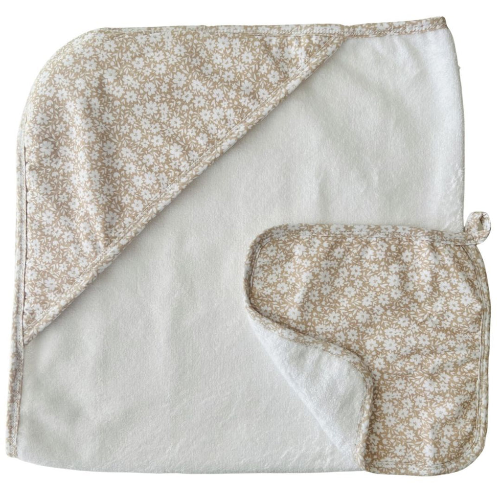 Hooded Baby Towel & Wash Cloth Set - Bethany