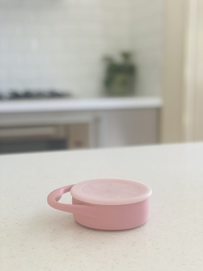 Collapsible Snack Cup with Lid - Guava