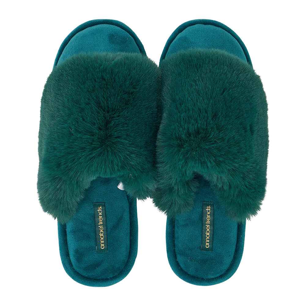 Cosy Luxe Slippers - Emerald
