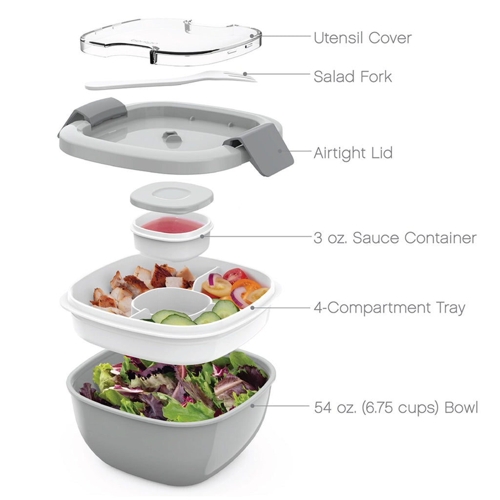 Bentgo All-in-one Salad Container - Grey