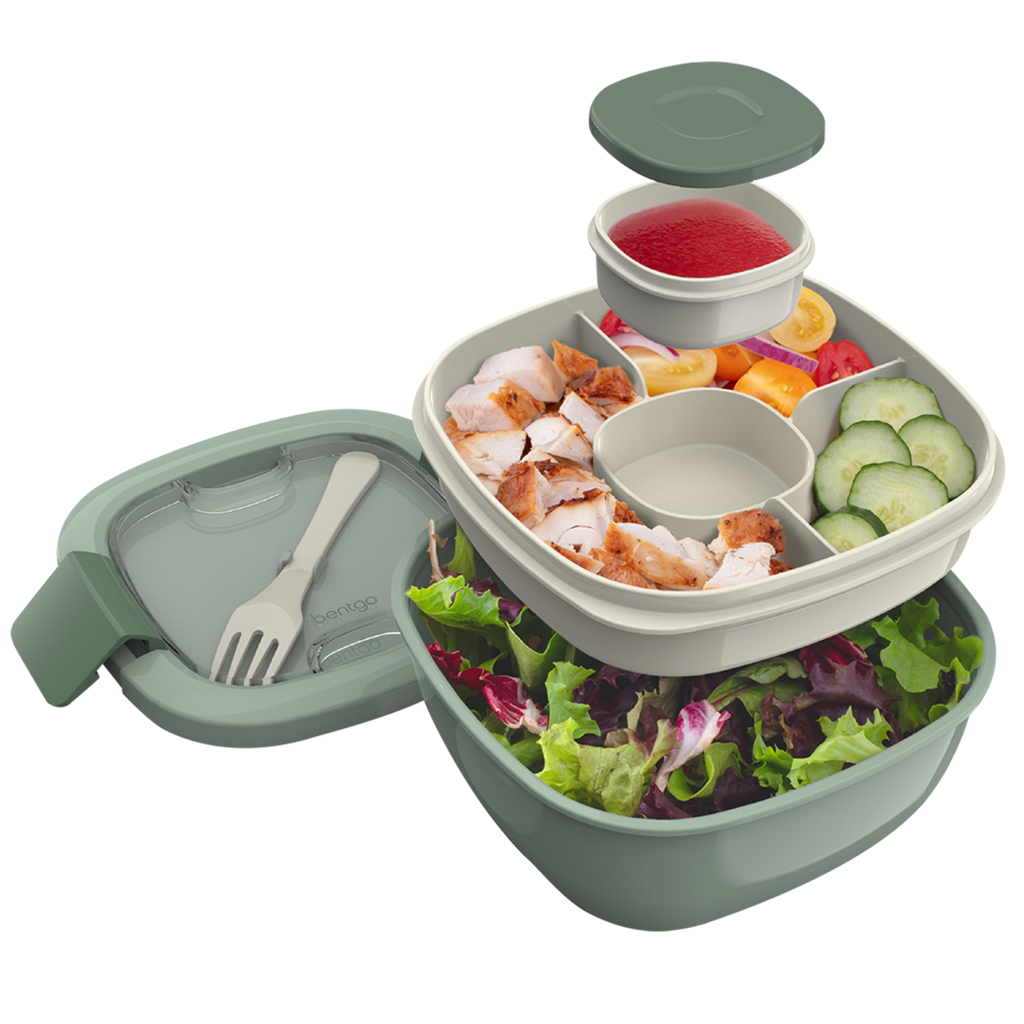 Bentgo All-in-one Salad Container - Khaki Green