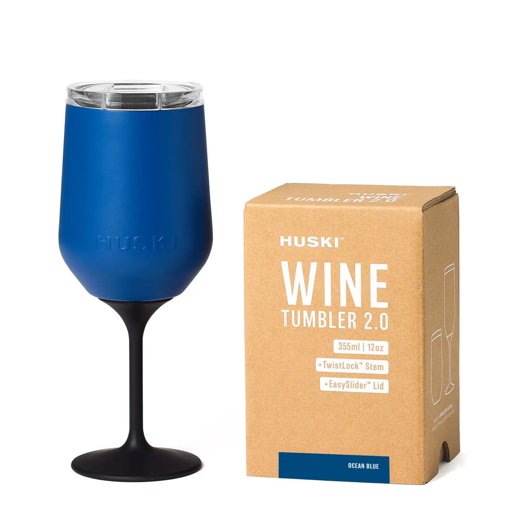 Huski Wine Tumbler 2.0 - Ocean Blue - LIMITED EDITION