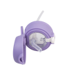 400ml Kids Drink Bottle with Sipper Straw - Butterfly Bliss